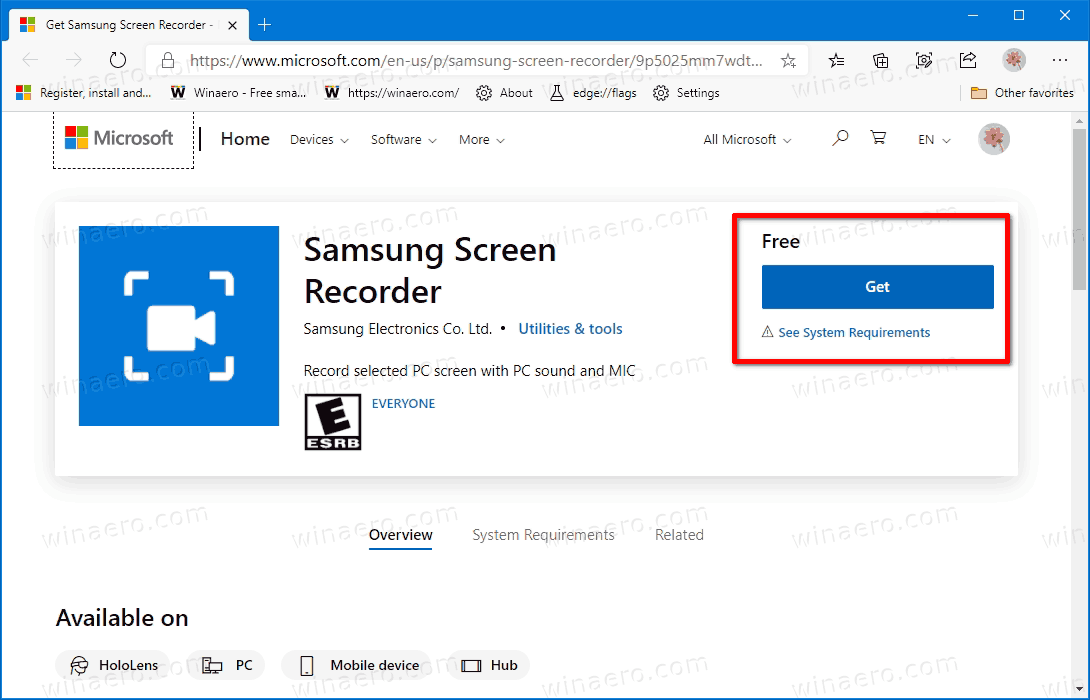 Download Samsung Screen Recorder