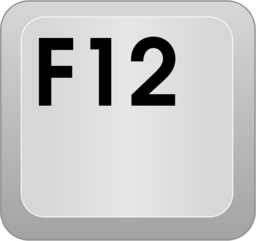 F12 Key Icon