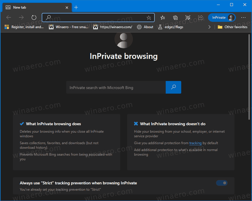 Enable Disable Inprivate Browsing In Microsoft Edge In Windows 10 - Bank2home.com