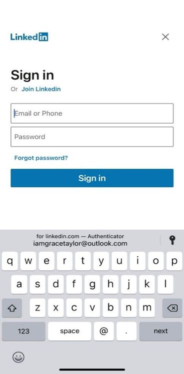 Password Autofill In Microsoft Authentificator