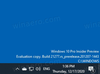 Show Windows Version On Desktop For All Users