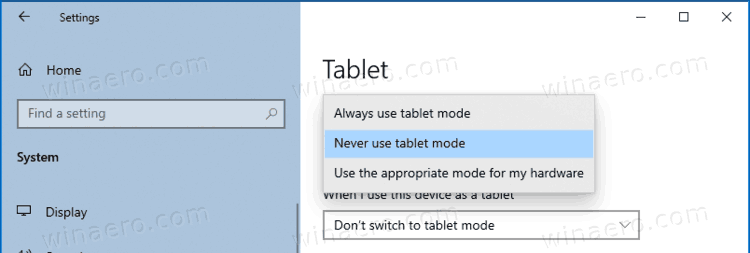 Use Tablet Mode Or Desktop Mode When Sign In