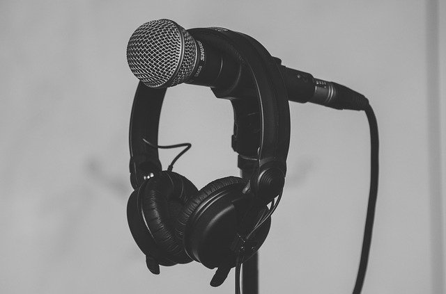 Microphone And Headphones Banner