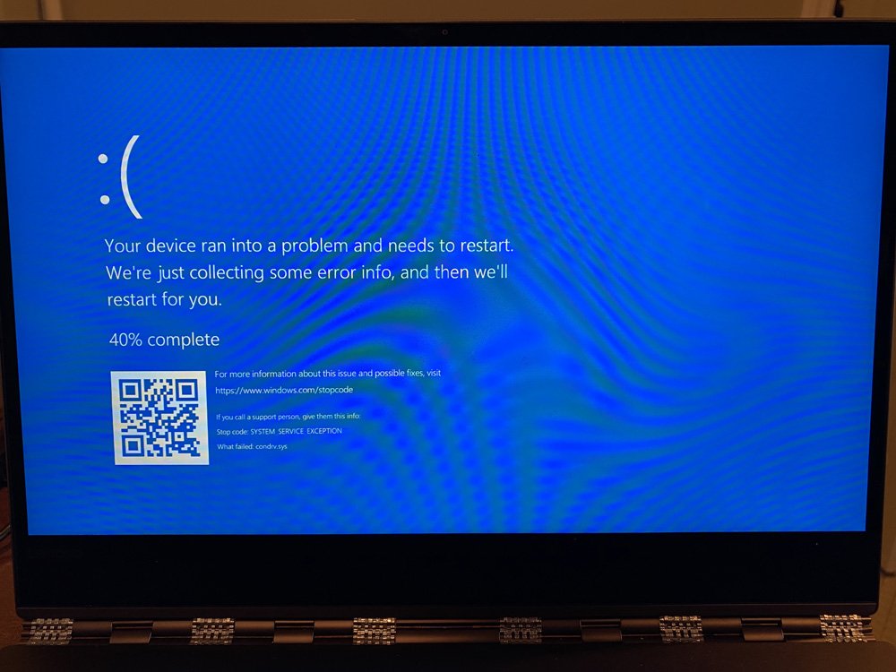 Сбой Windows 10 из-за пути к WMI Bsod