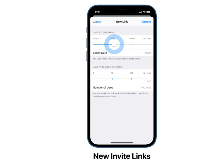 Expiring Invite Links