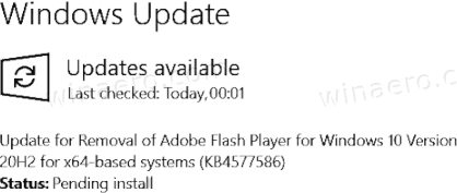 Flash Player KB4577586 Removal