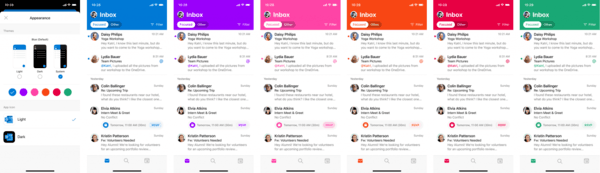 Outlook IOS Themes