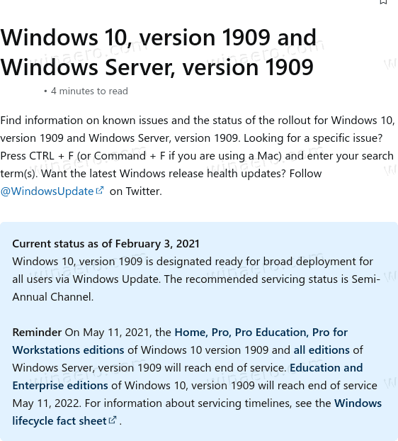 current version windows 10 home