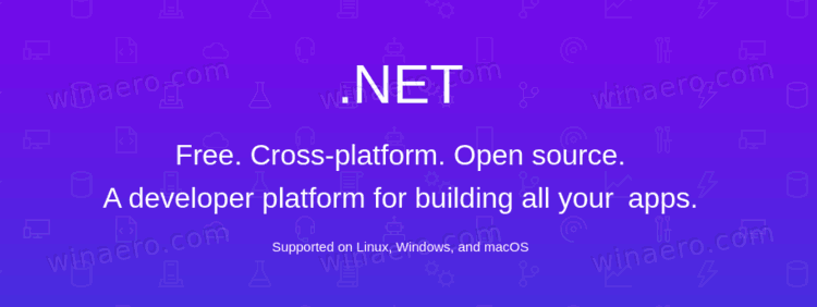Net Framework Banner .net