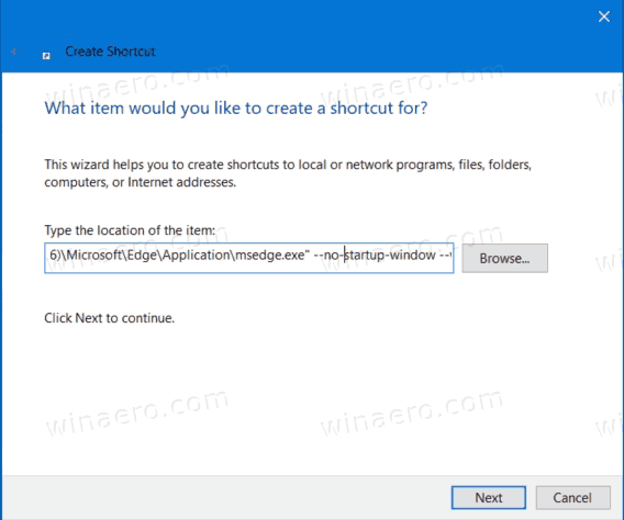 Create Shortcut To News Widget In Microsoft Edge