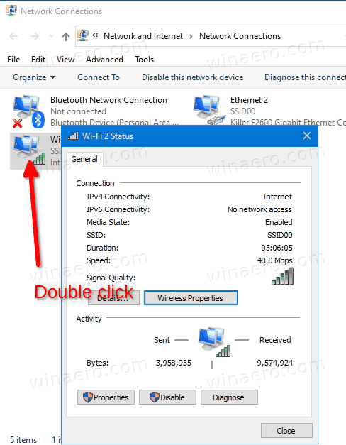 Double Click On Wireless Network Connection