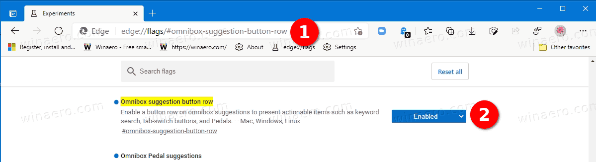 Edge Enable Quick Actions In Address Bar 2