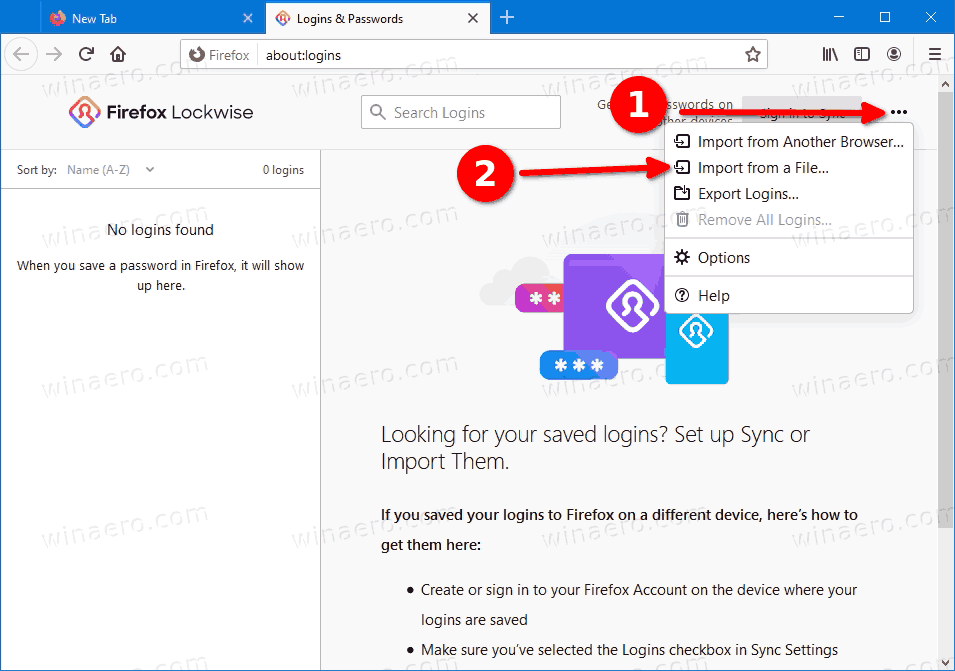 Firefox Import Passwords From A CSV File