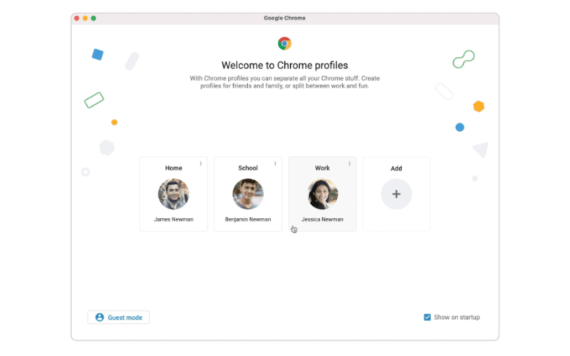 Профиль Google Chrome 1