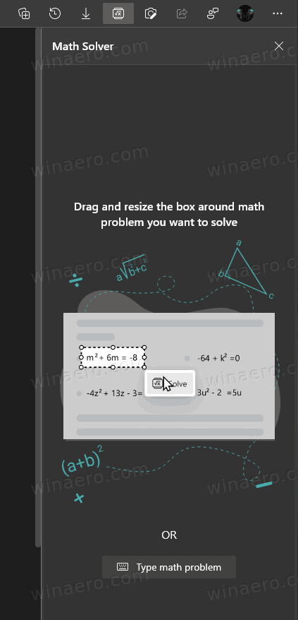 Math Solver Pane