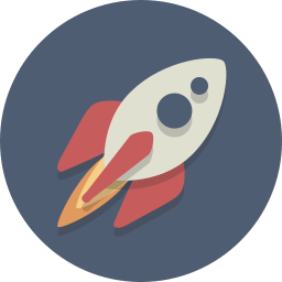 Rocket Startup Performance Icon