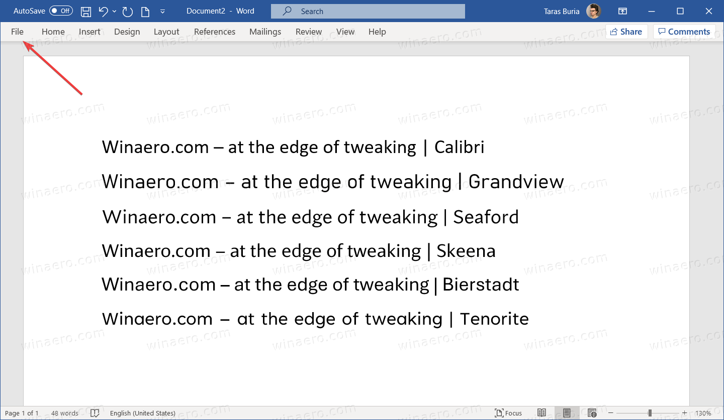 how to install new fonts in word 2016