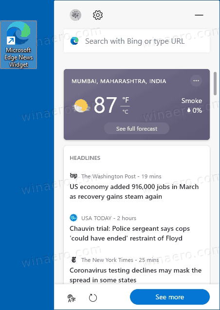 News Widget Default