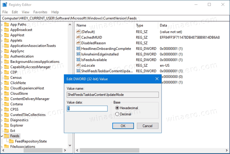 Reduce Taskbar Updates In Windows 10