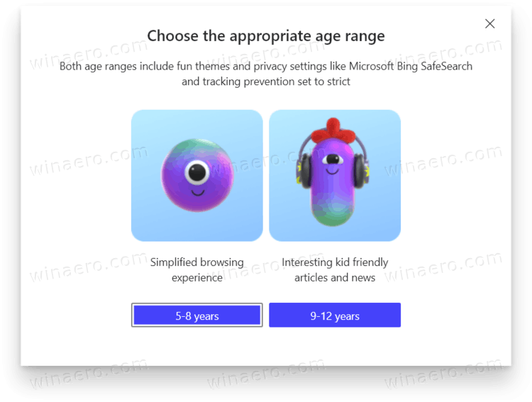 Select Age Range