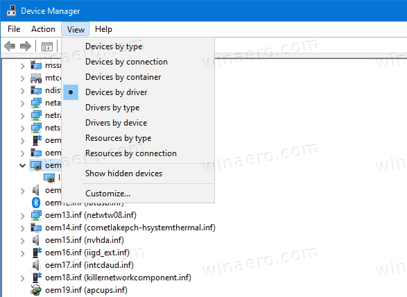 windows 10 device manager