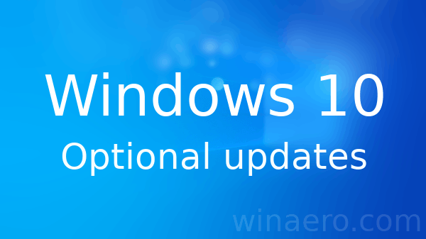 Дополнительные обновления Windows 10