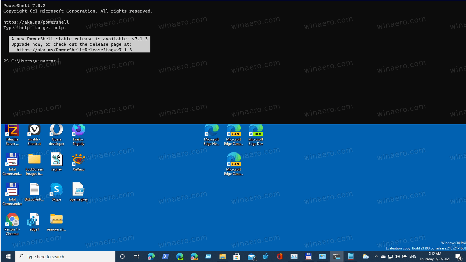 Windows Terminal Quake Mode In Action