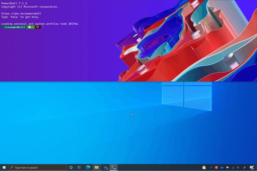 Open Quake Mode in Windows Terminal