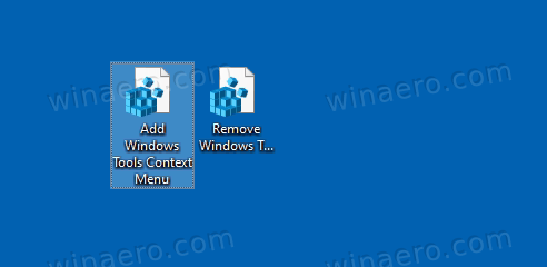 Add Windows Tools Reg