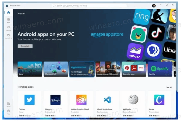 Windows 11 Android Apps In Store