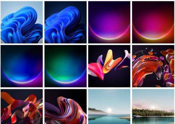 Download Windows 11 wallpapers (+ touch keyboards backgrounds)