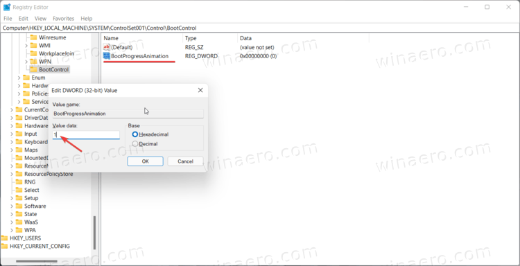 Enable New Boot Animation In Windows 11