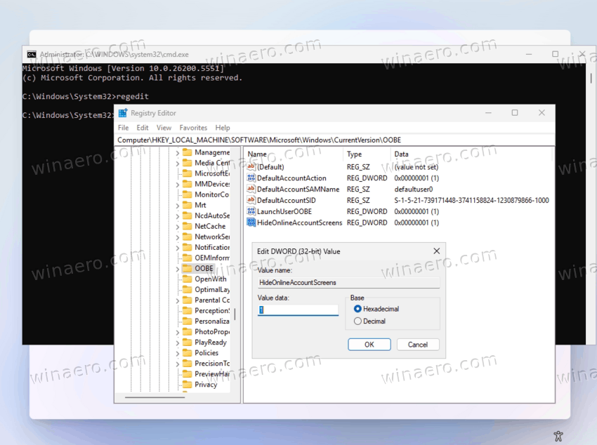 HideOnlineAccountScreens
