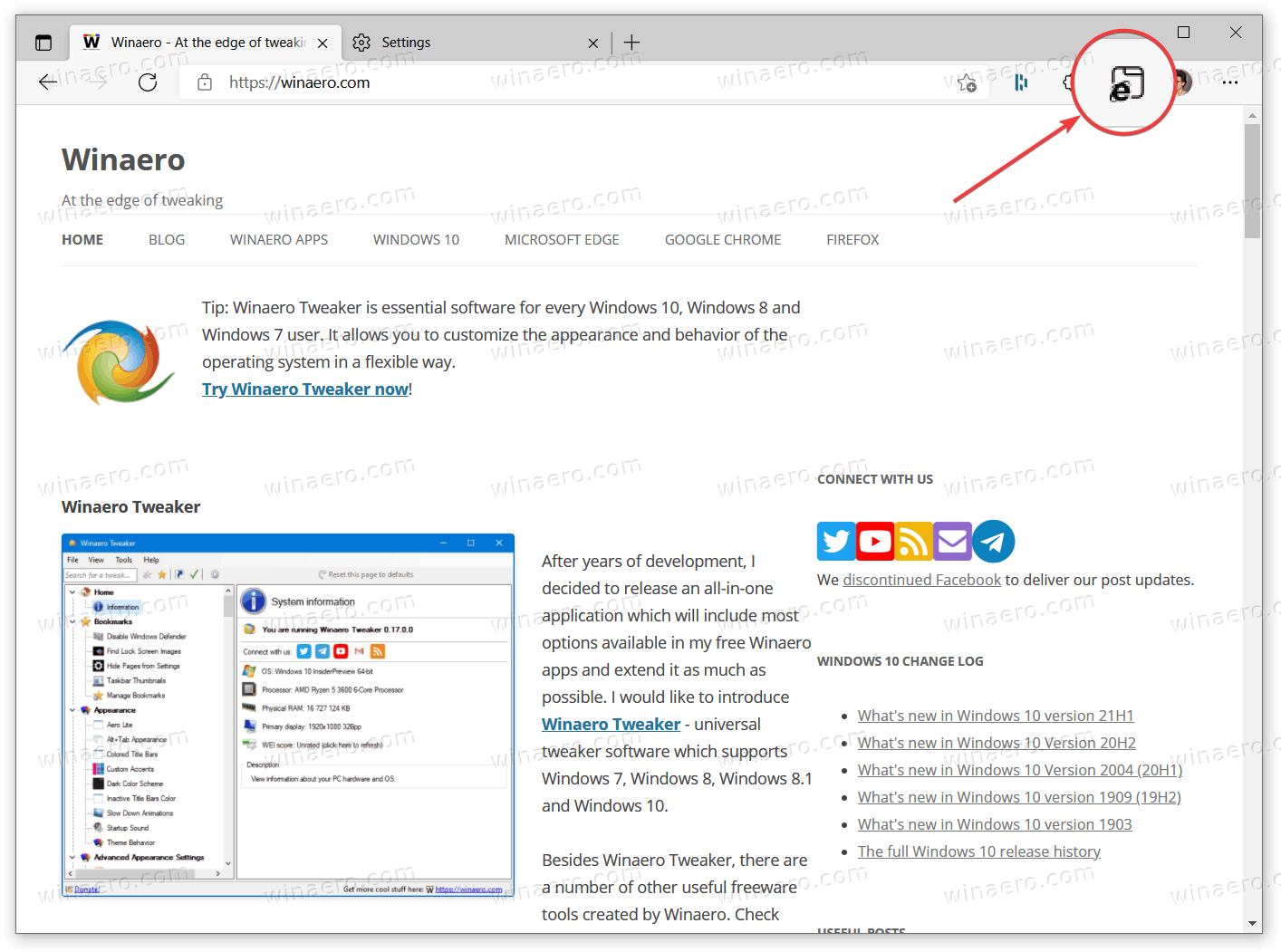 tab browser internet explorer