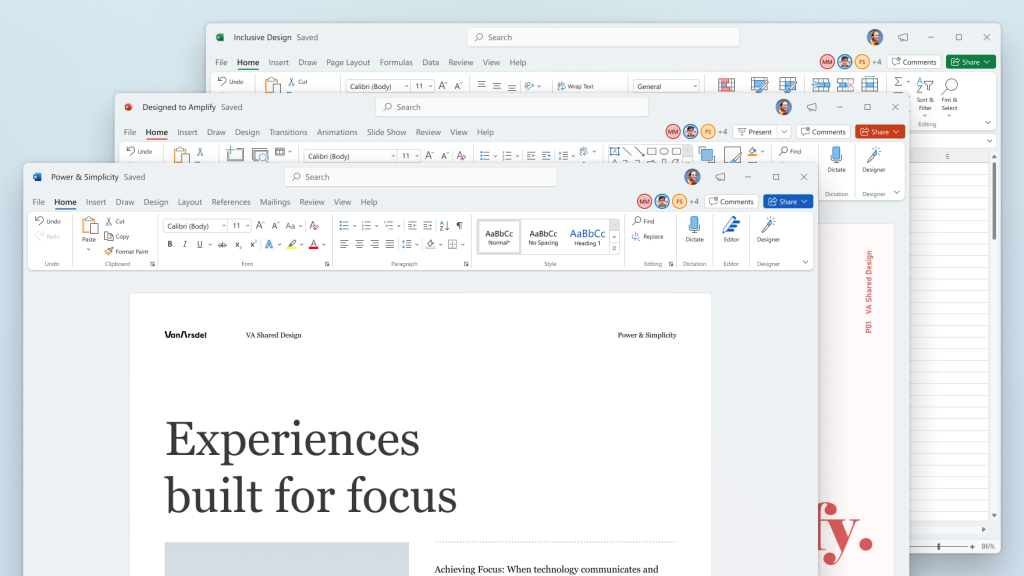 Office Apps font syncing across devices