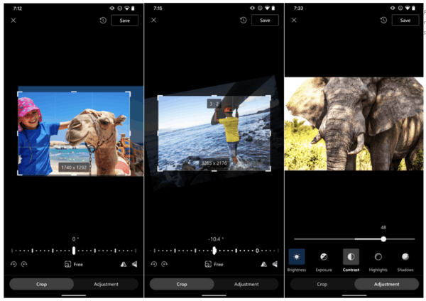 OneDrive Photo Editor Mobile