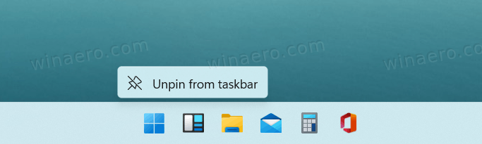 Remove Widgets Taskbar Button In Windows 11