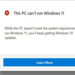 This PC Can't Run Windows 11 Icon