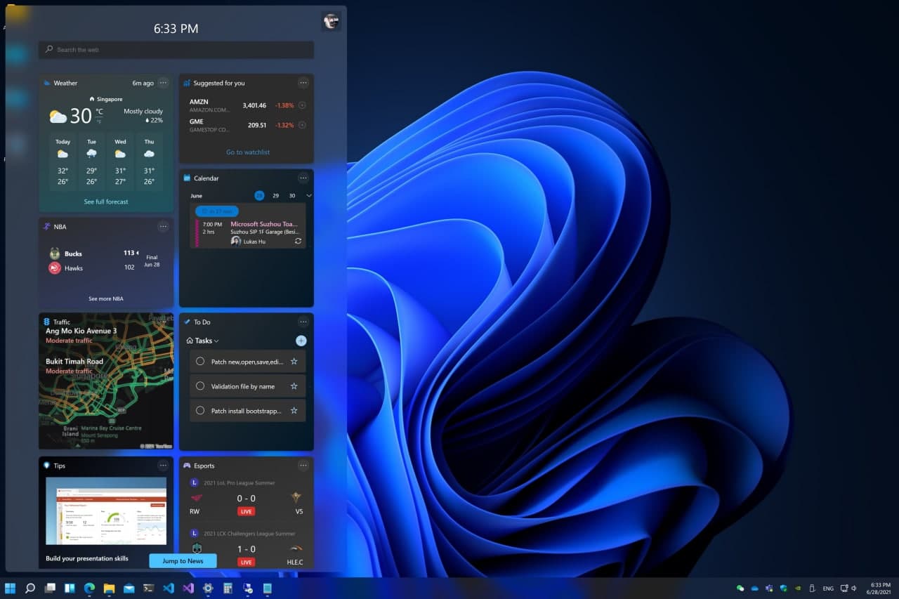 Windows 11 Build 22000.51 screenshots give a closer look on new features