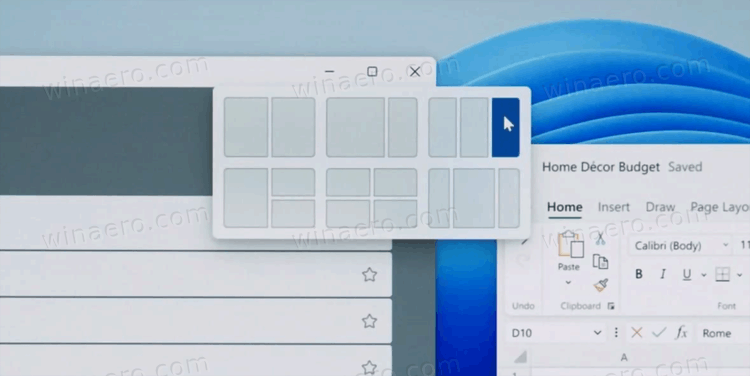 Windows 11 Snap Layouts