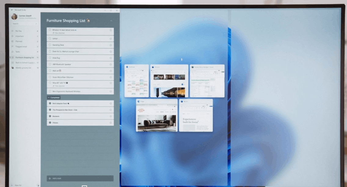 Windows 11 Snap and multidisplay window management