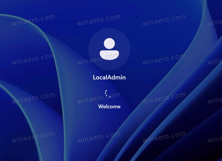 Windows 11 Installed With A Local Account