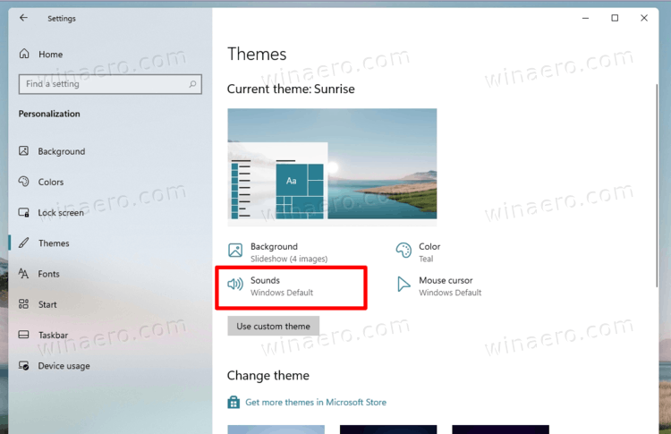 Windows 11 Personalization Sounds