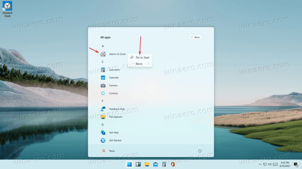 Windows 11 Pin To Start Add App Icon