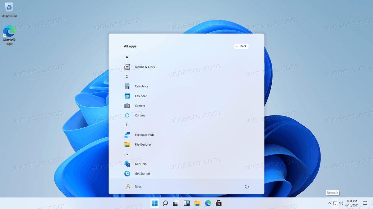 Windows 11 Build 21996 with new user interface leaked online