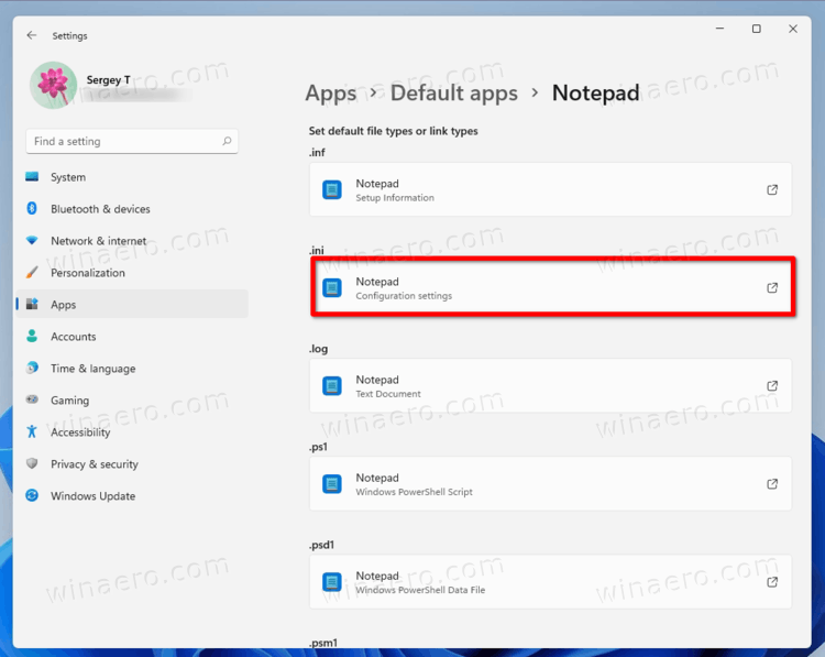 Change Defaults Apps In Windows 11 Settings