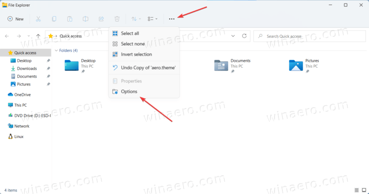 Change Folder Options In Windows 11