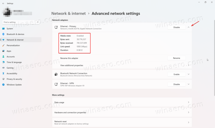 Check Internet Connection Status In Windows 11