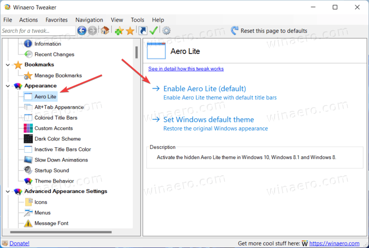 How to Enable Aero Lite Theme in Windows 11