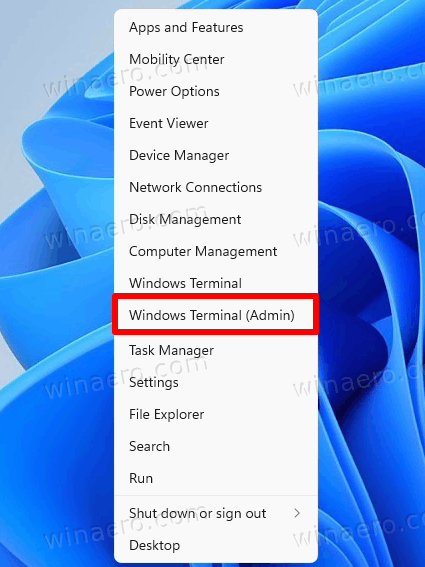 Open Windows Terminal As Administrator